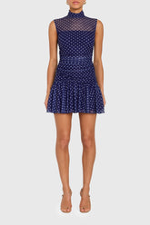 Rumi Sleeveless Dress in Polka Dot