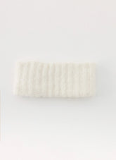 Snow Ball Knit headband - Cream