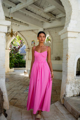 Peppamayo Blushing Lovers Maxi Dress Pink