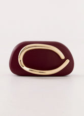 Avenna Clutch Bag - Maroon