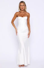 Forever Starts Now Maxi Skirt Off White