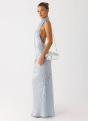 Aveline Clutch Bag - Silver