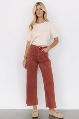 Spence Denim Pants | Terracotta