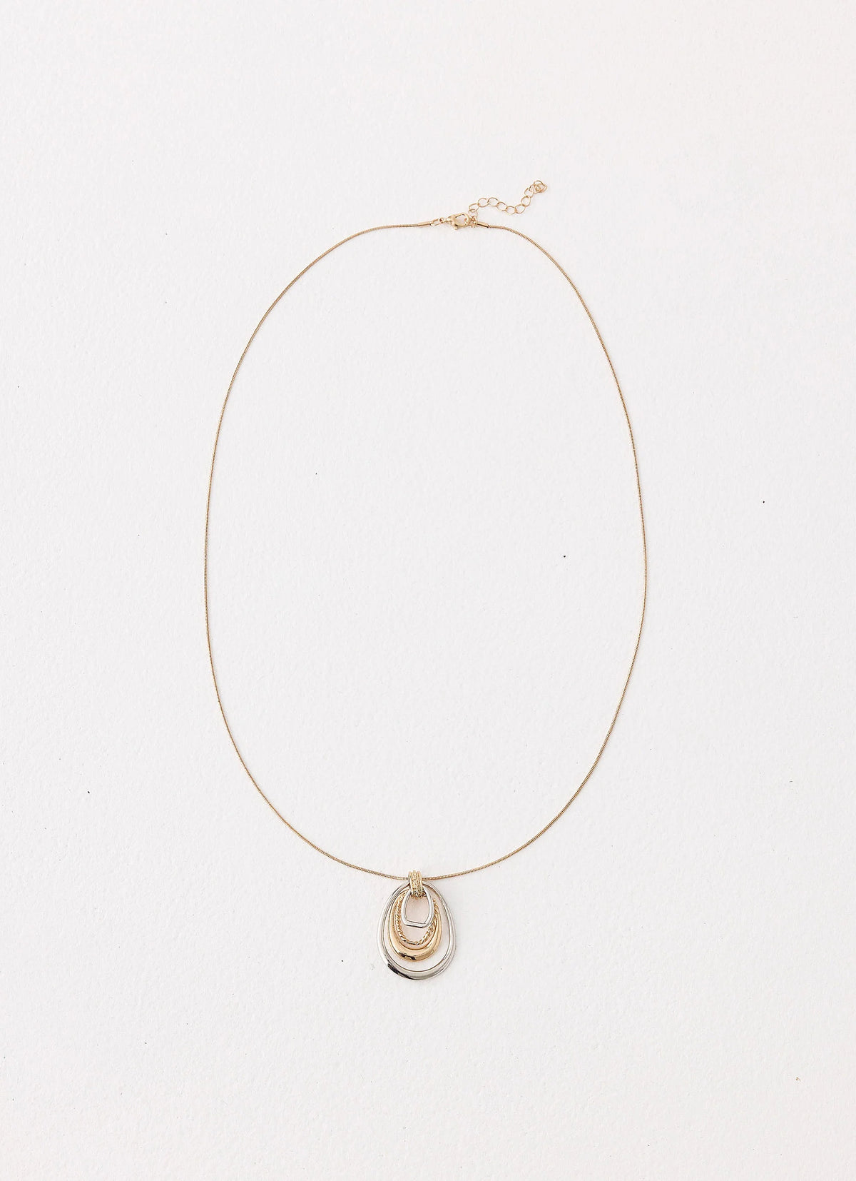 On The Low Necklace - Two Tone
