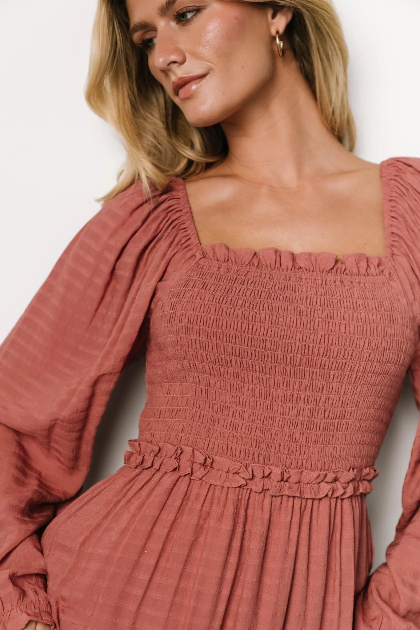 Rowan Tiered Dress | Vintage Rose