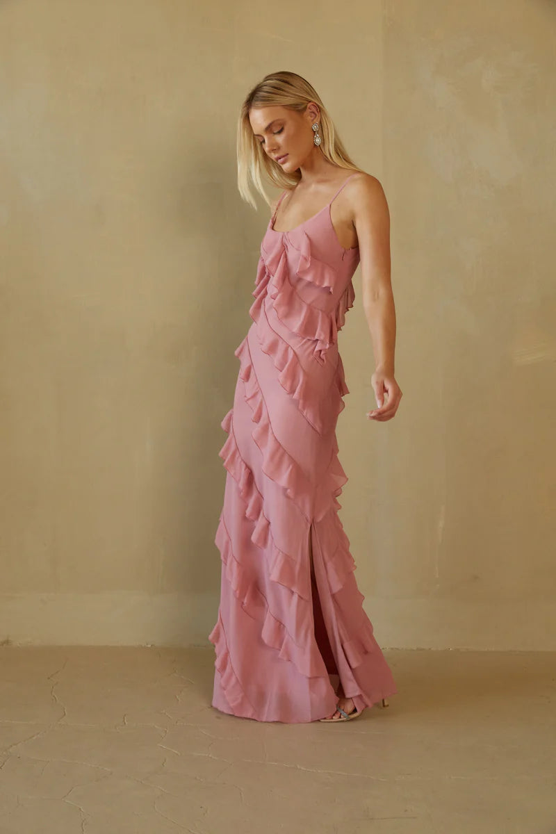 Elizabeth Tiered Ruffle Maxi Dress