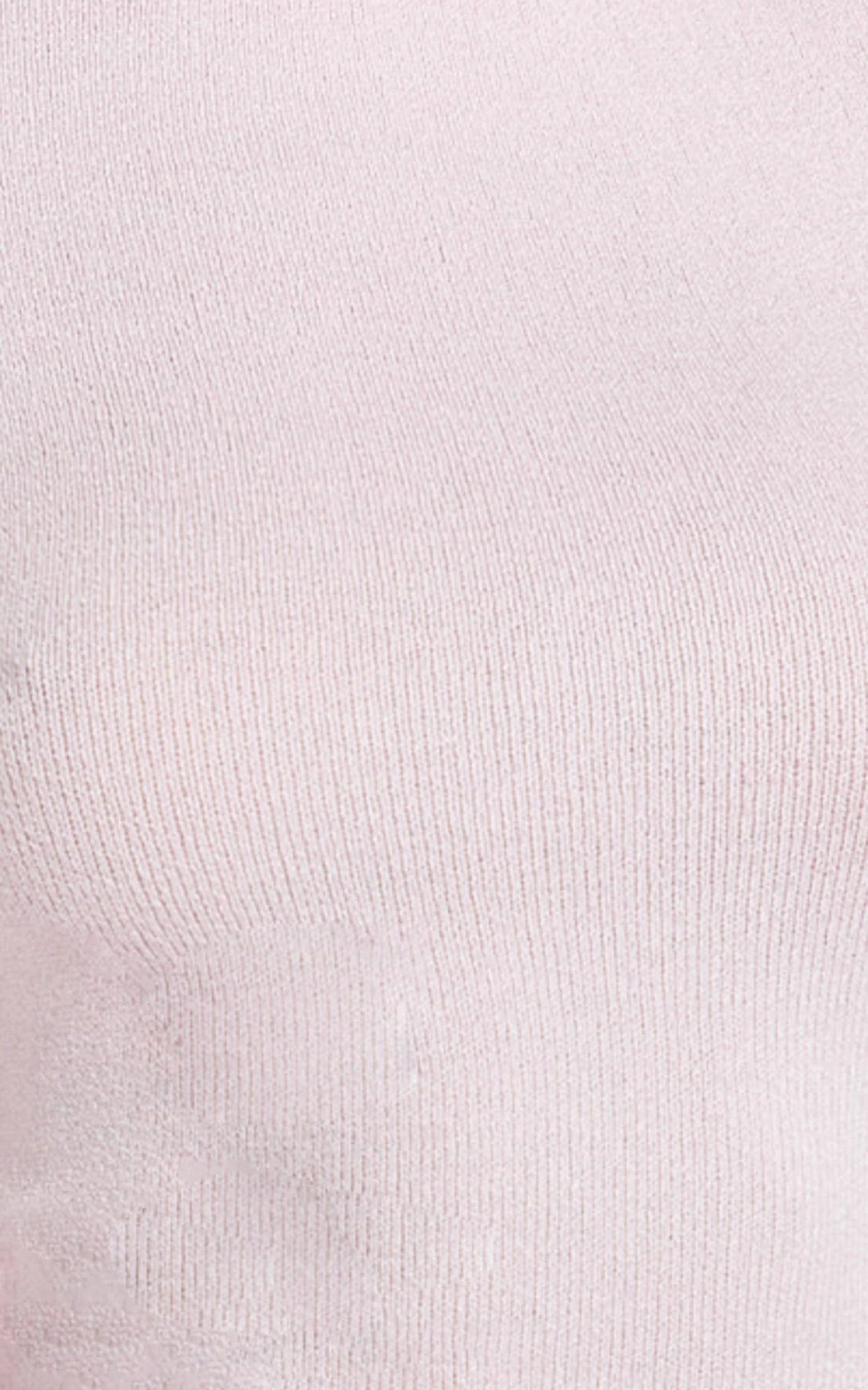 Ondine Mini Dress - Knit Long Sleeve Bodycon Dress in Pink