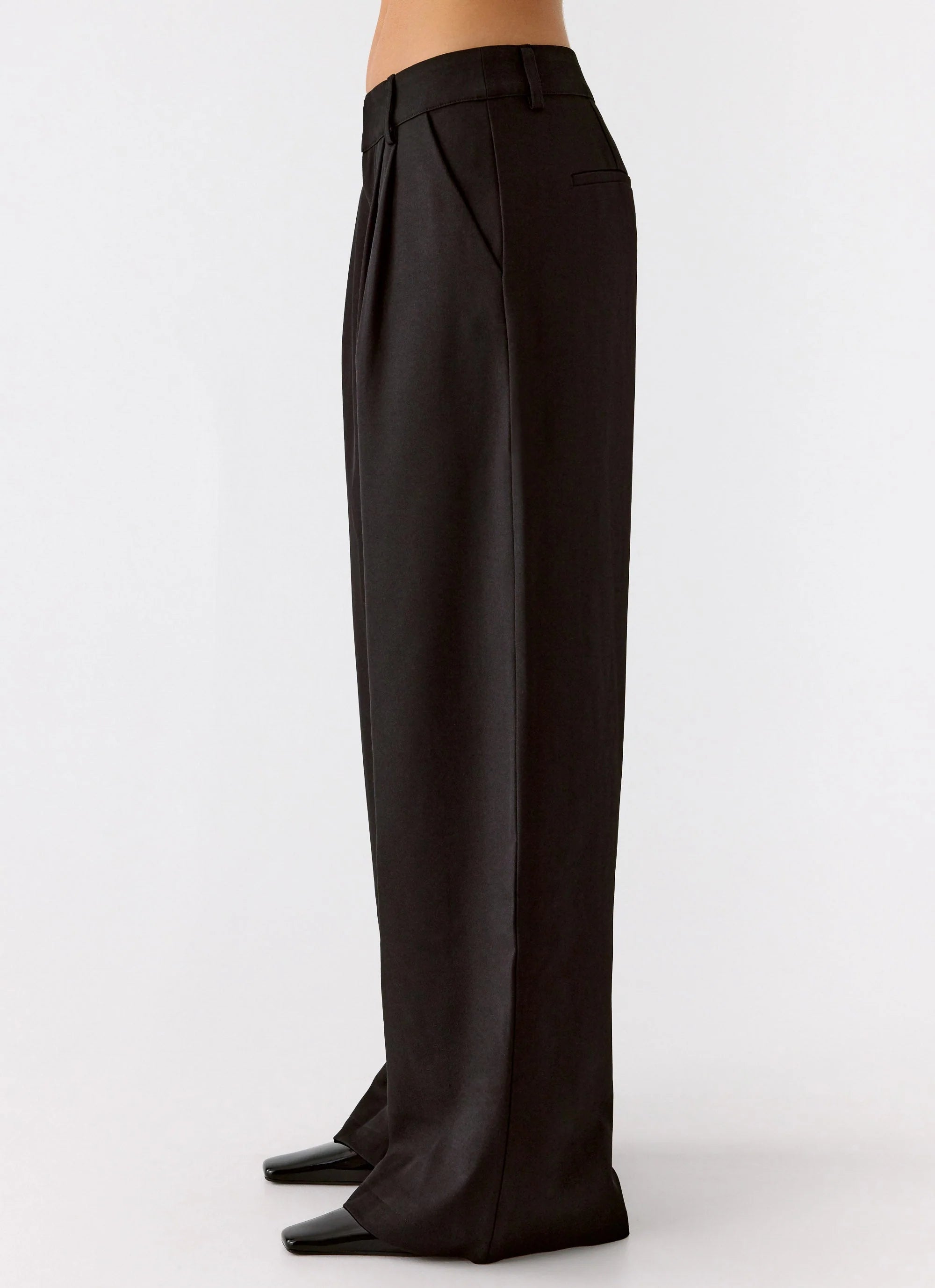 Samuel Low Rise Suiting Pants - Black