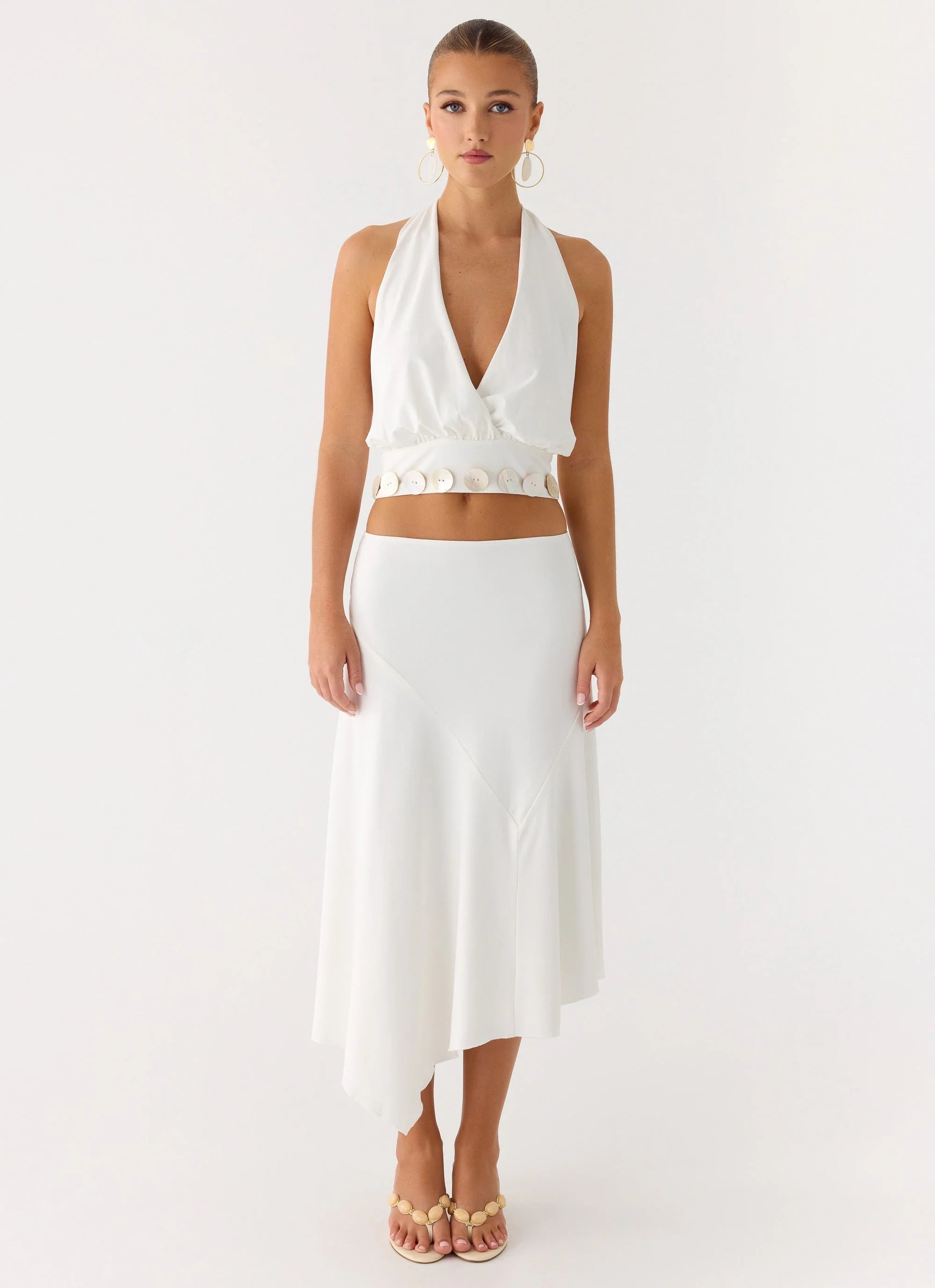 Ignite It Button Top - White
