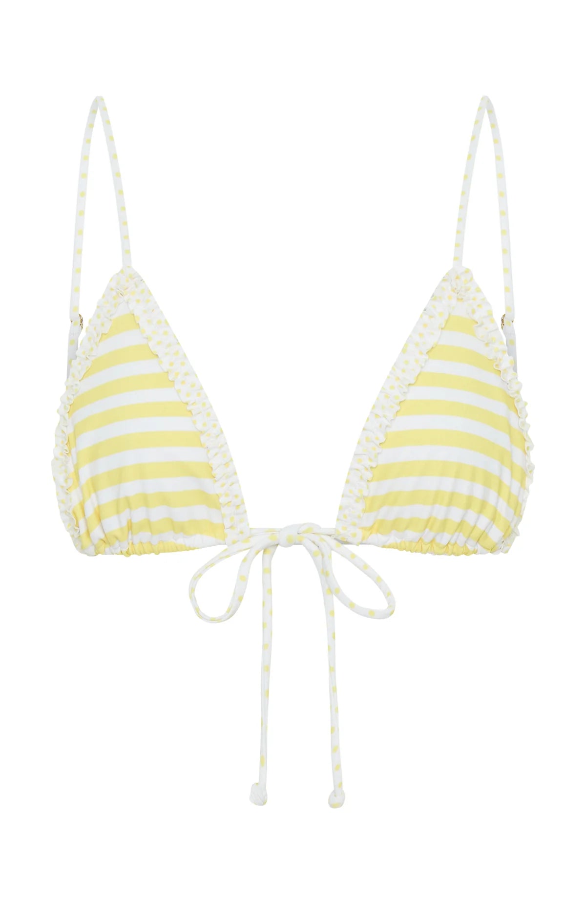 Noosa Bikini Top Lemoncello Stripe