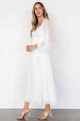 Dione Midi Dress | Off-White