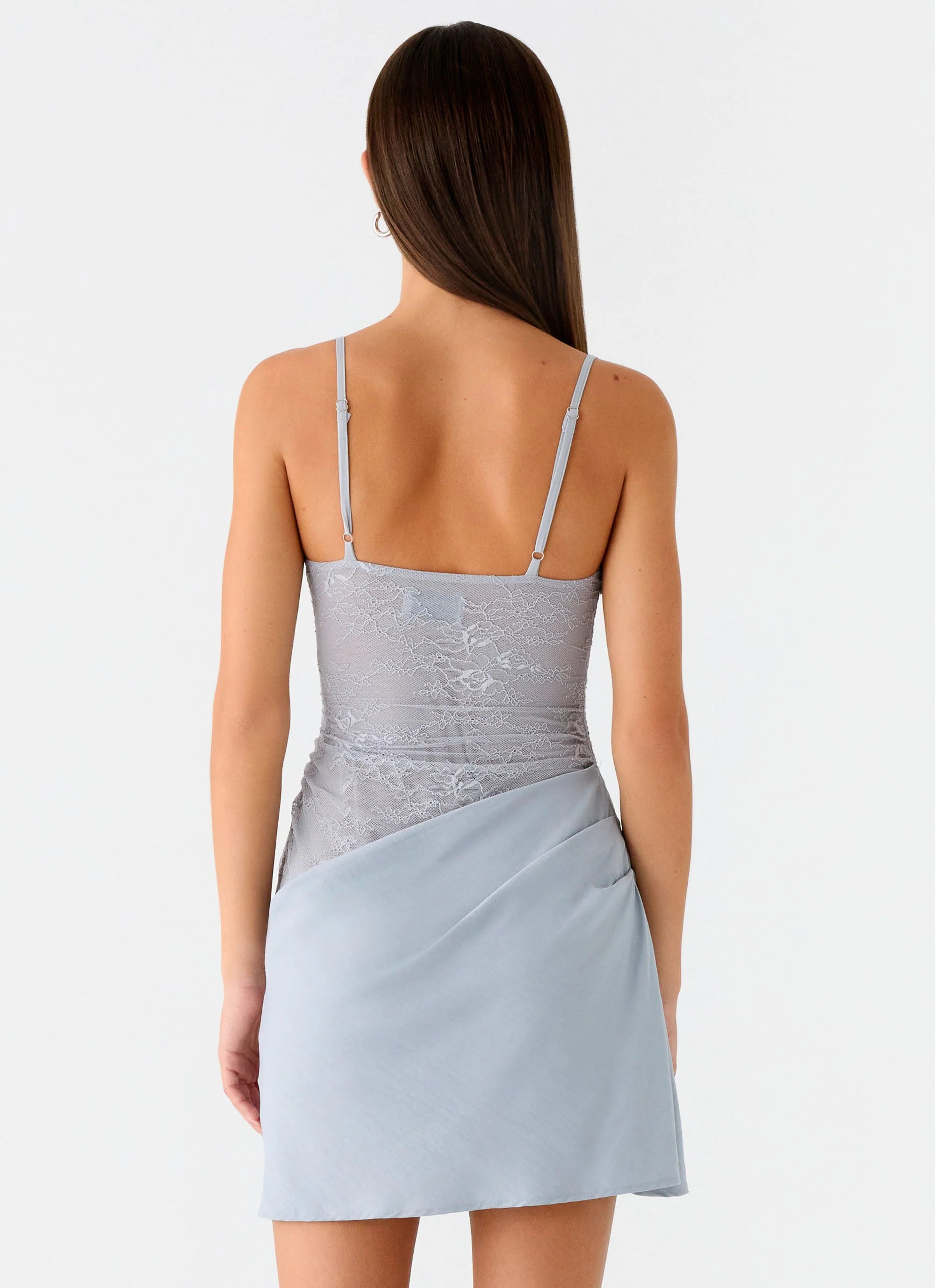 Romy Mini Dress - Grey