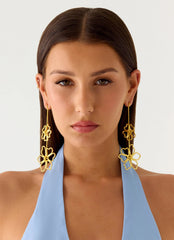Wildflower Earrings - Gold