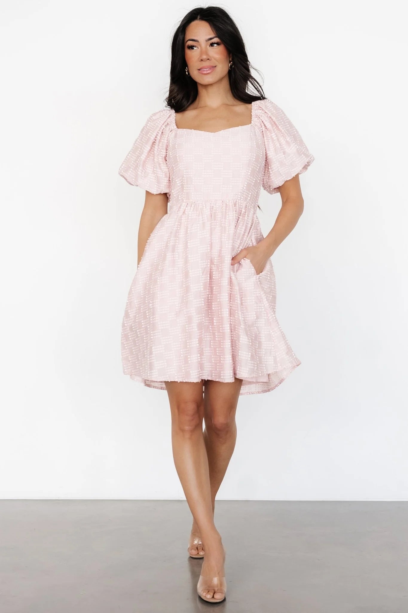 Sommer Short Dress | Blush