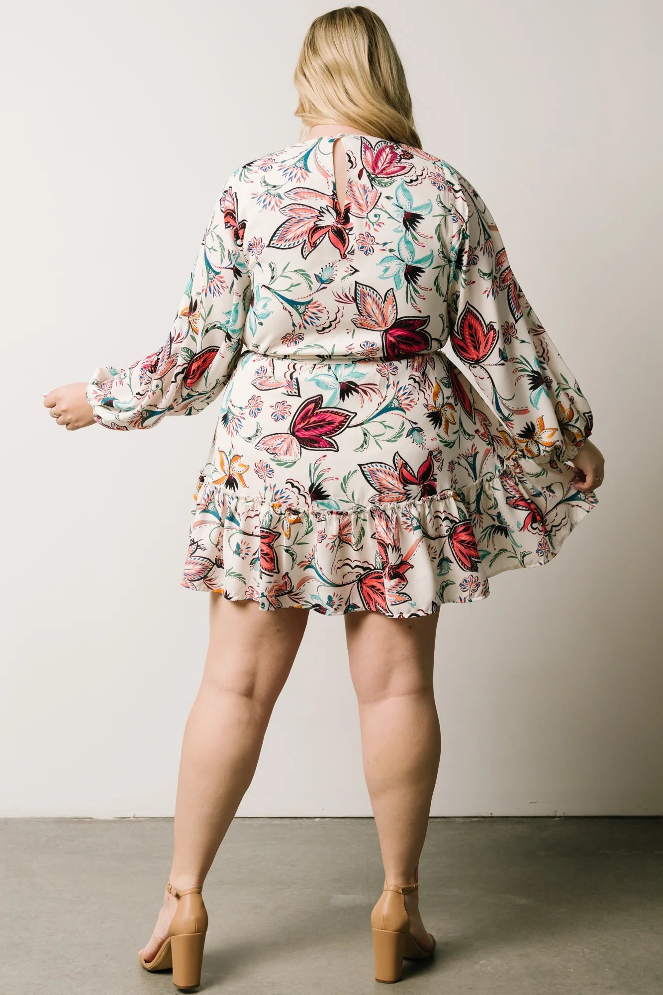 Tally Mini Dress | Off White Multi Print