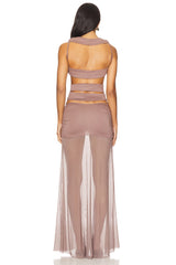 Hadassa Hand-Beaded Maxi Dress