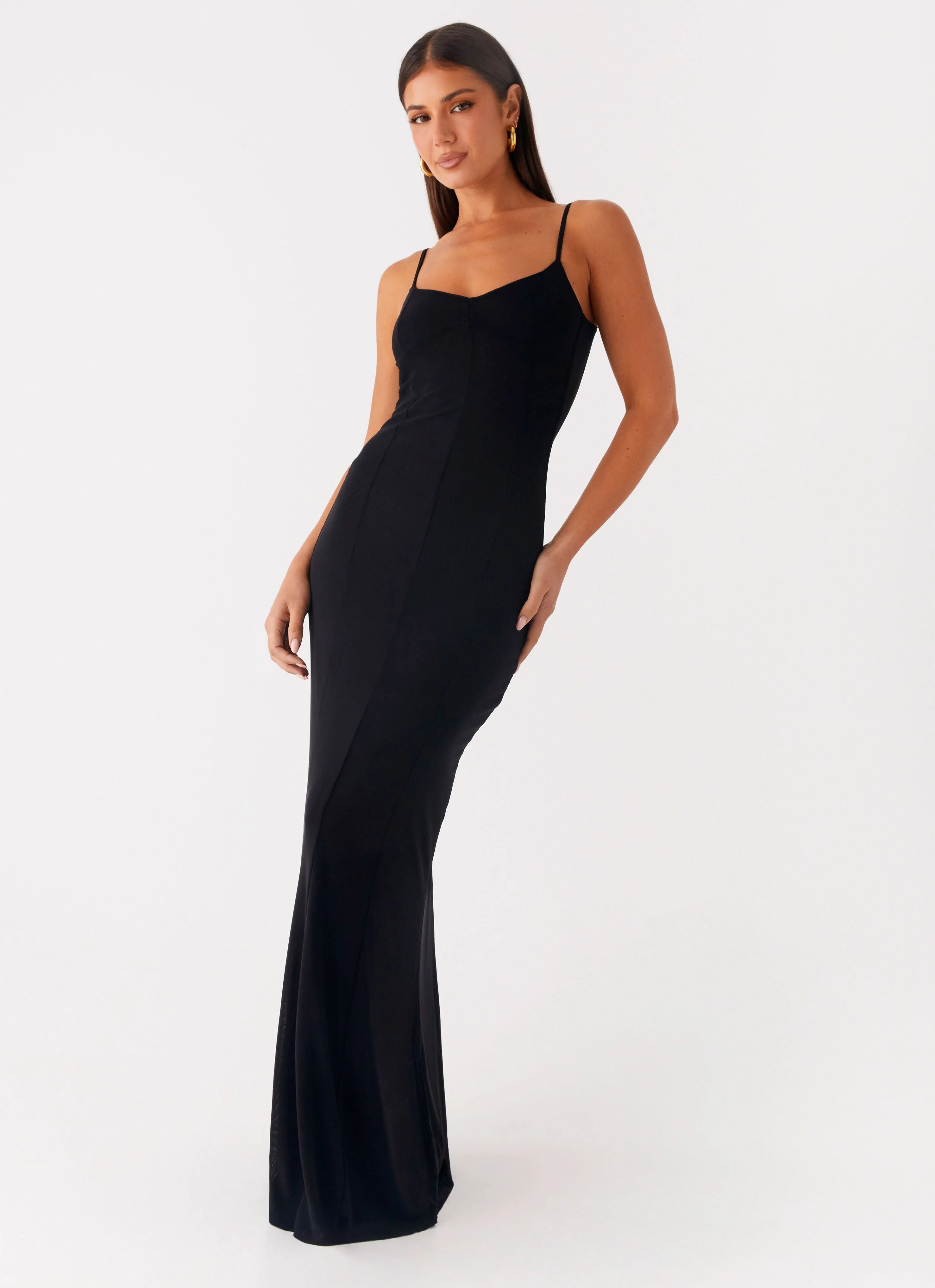 Serene Escape Maxi Dress - Black